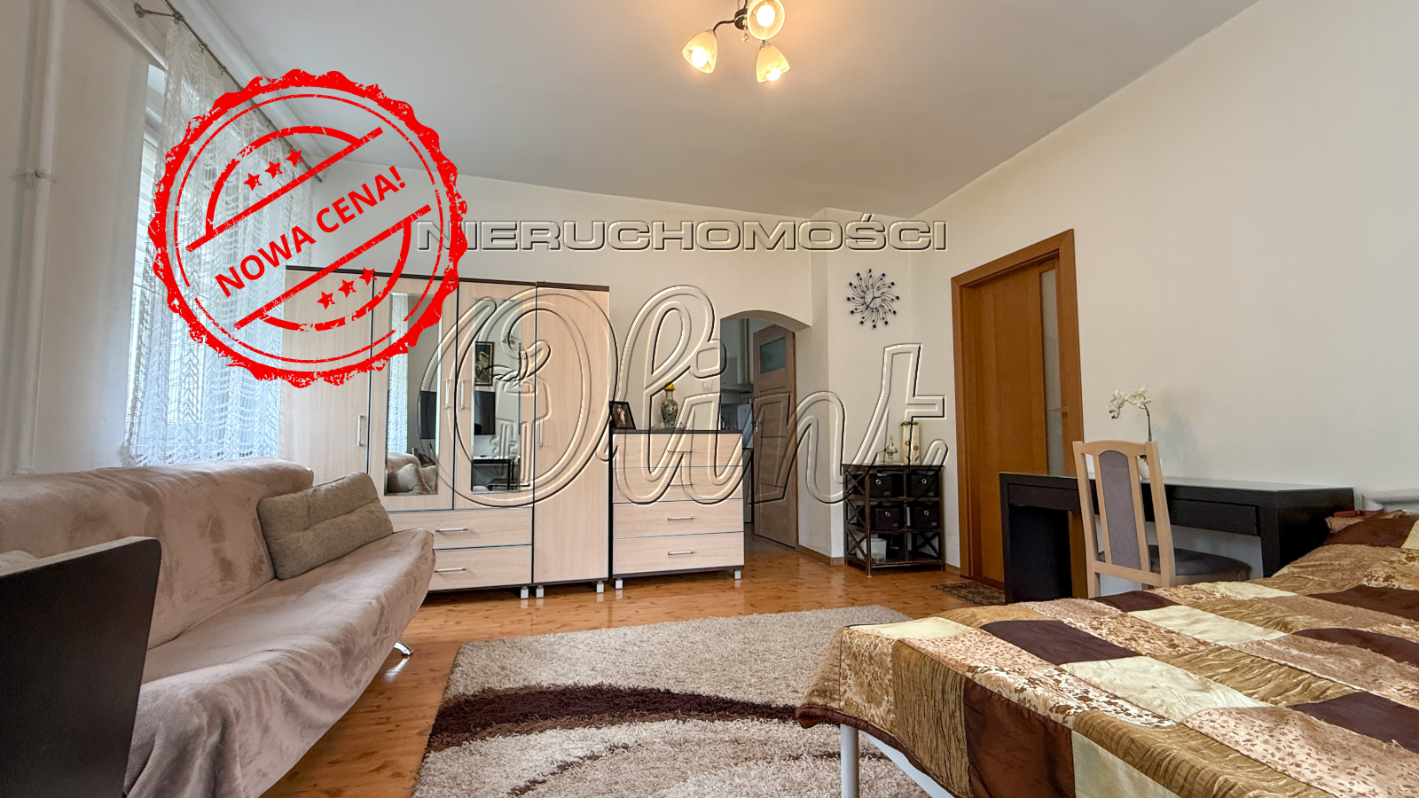 Bezczynszowa kawalerka z ogrodem